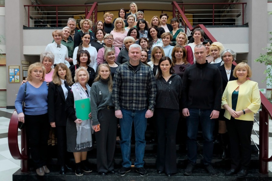 Освітянську родину Солом’янського району привітали з різдвяно-новорічними святами