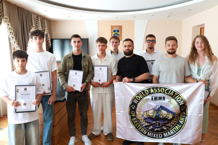 Нагородження спортсменів в РДА за призові місця на Чемпіонаті Європи у Німеччині