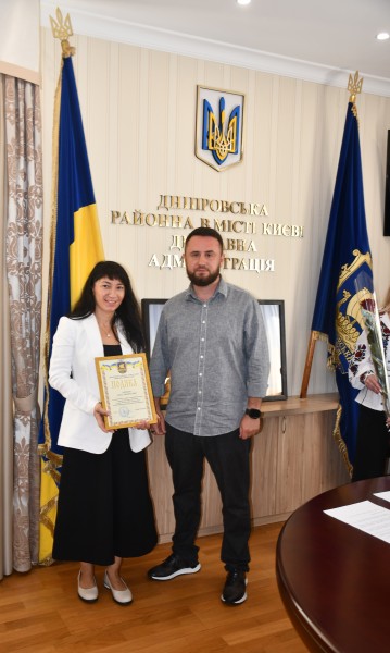 Привітав підприємців Дніпровського району з професійним святом