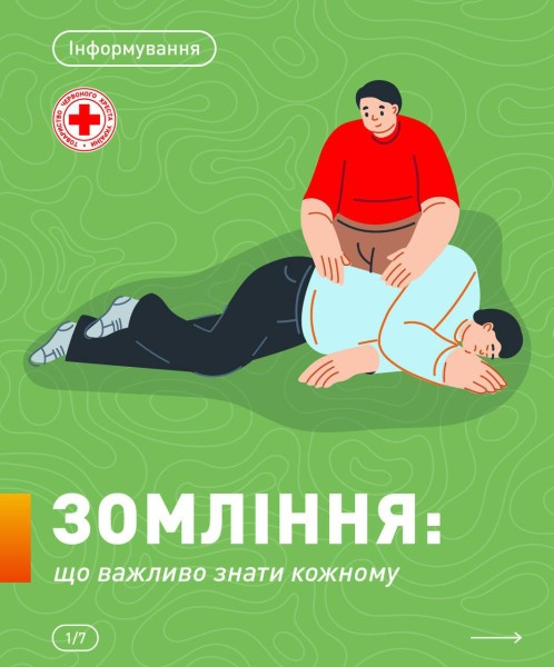 Нагадуємо, як розпізнати ознаки зомління та що робити, якщо людина втратила свідомість
