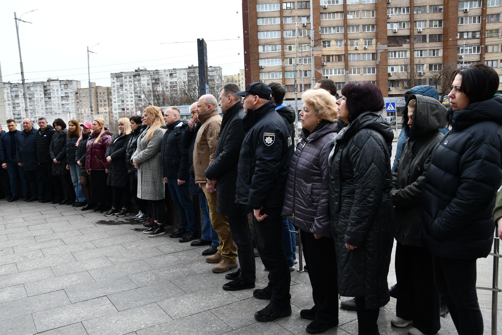 Церемонія підняття прапора з нагоди 10-ї річниці Національної гвардії України