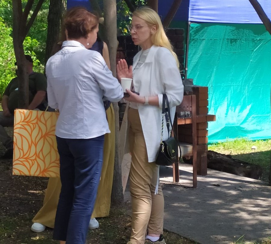 На фото захід відвідало керівництво Департаменту соціальної та веттеранської політики КМДА