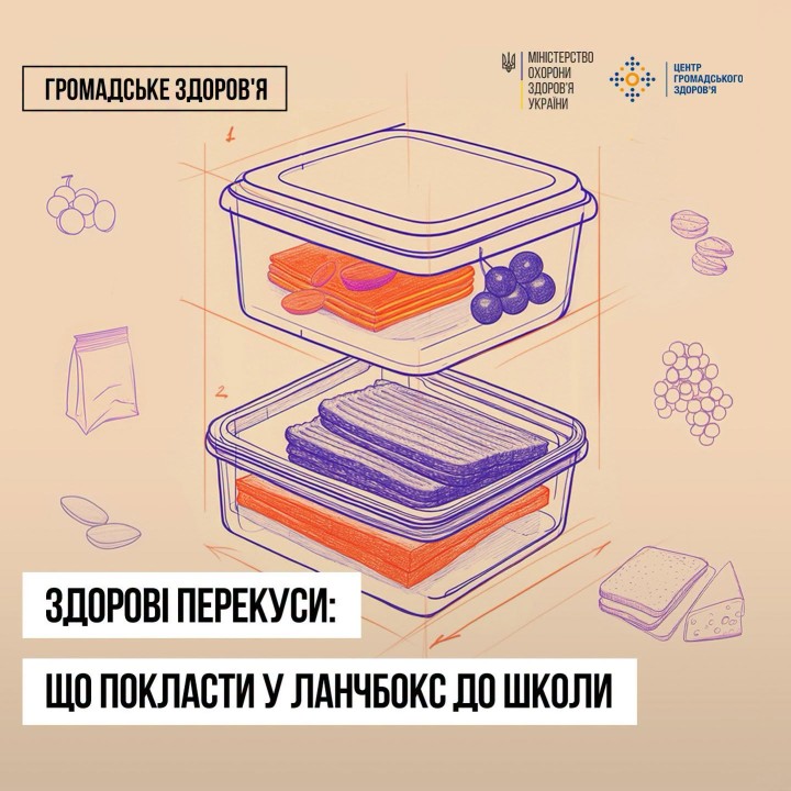 Ланчбокс у школу: як зробити перекус корисним і смачним для дитини