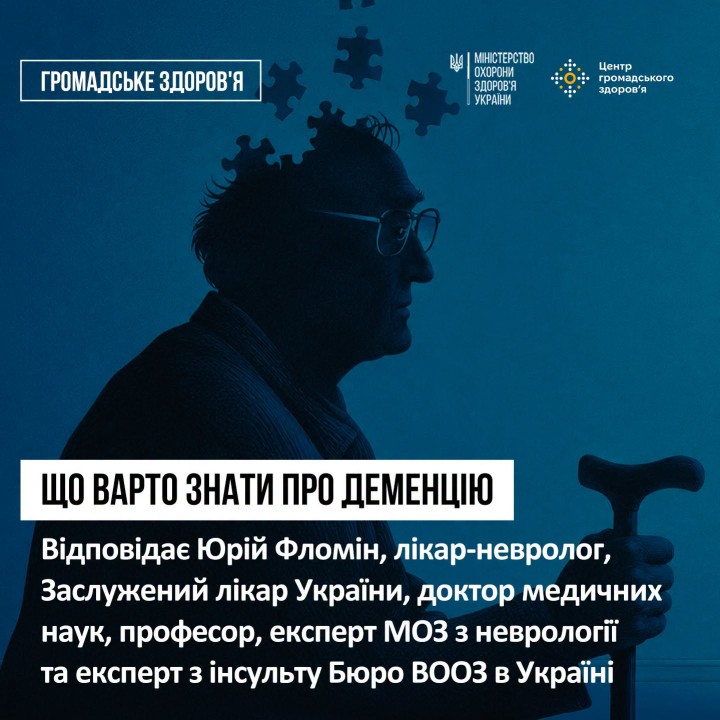 Що варто знати про деменцію: місяць обізнаності про хворобу