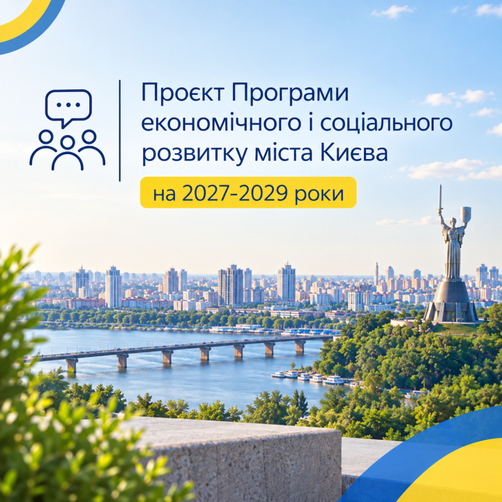 Кияни подали понад 140 пропозицій до проєкту Програми економічного і соціального розвитку столиці на 2027–2029 роки