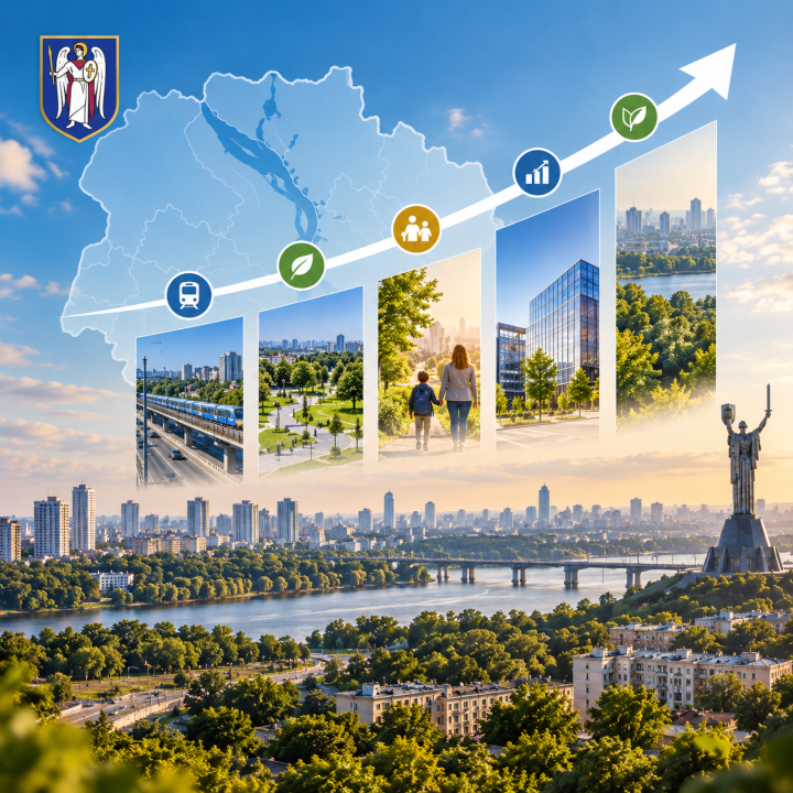 У 2025 році План заходів з реалізації Стратегії розвитку Києва до 2027 року виконано на 82,8%