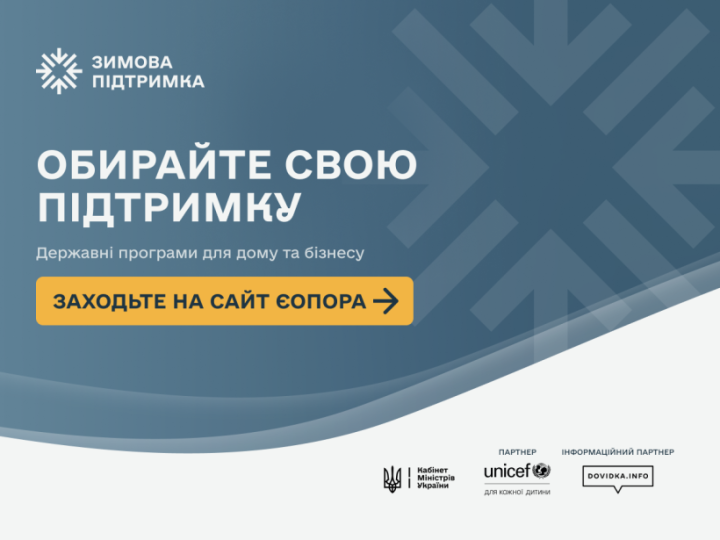У межах «Зимової підтримки» триває робота над забезпеченням стійкості та доступності необхідної підтримки для населення, громад і бізнесу.