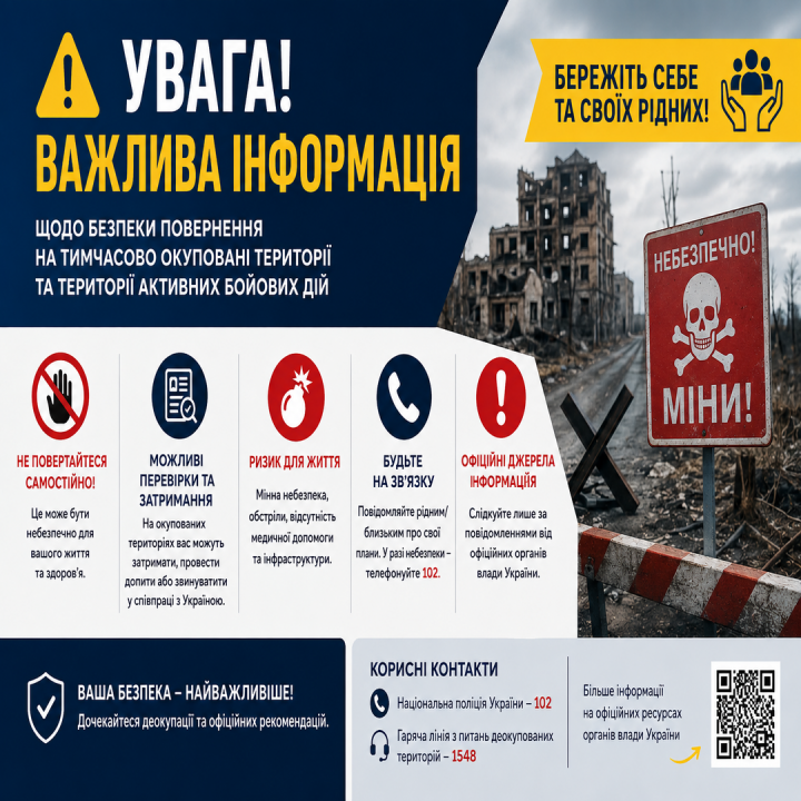 Плануєте повернутися додому? Переконайтеся, що це безпечно